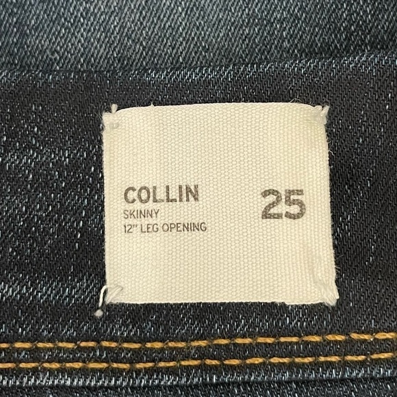NEW Hudson Collin Flap Skinny Size 25 Obscurity - Picture 8 of 11